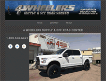Tablet Screenshot of 4wheelers.com